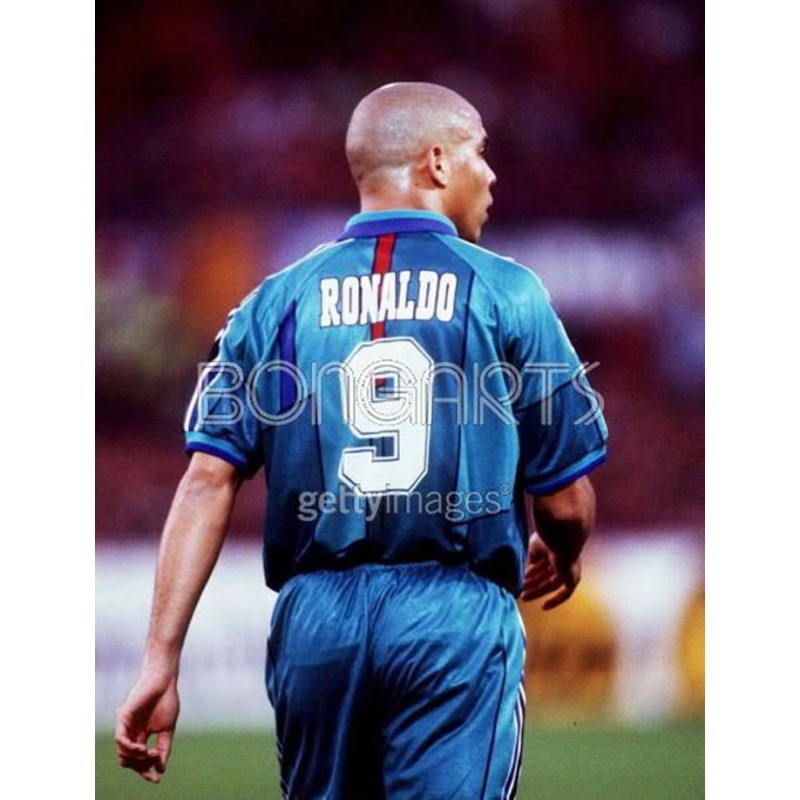 Barcelona 1996-1997 Ronaldo #9 Homekit Nameset Printing